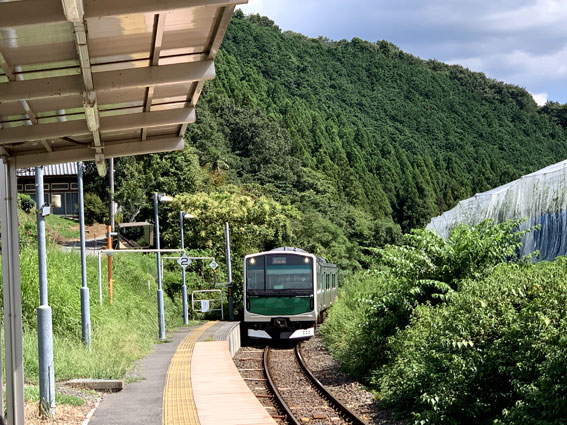 JR烏山線　滝駅
