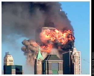 2001年9月11日　米国中枢同時テロの瞬間
